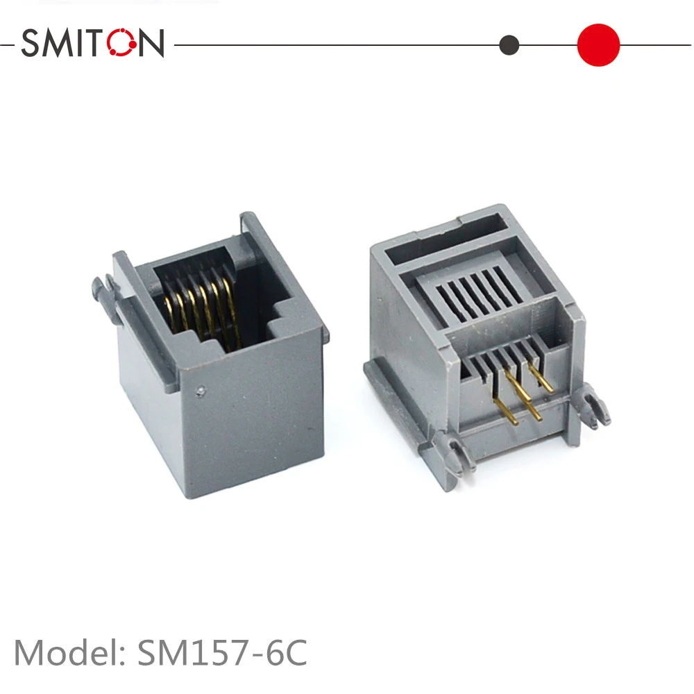 4-pin гнездовой разъем 623pcb jack/623pcb разъем rj11 разъем печатной платы