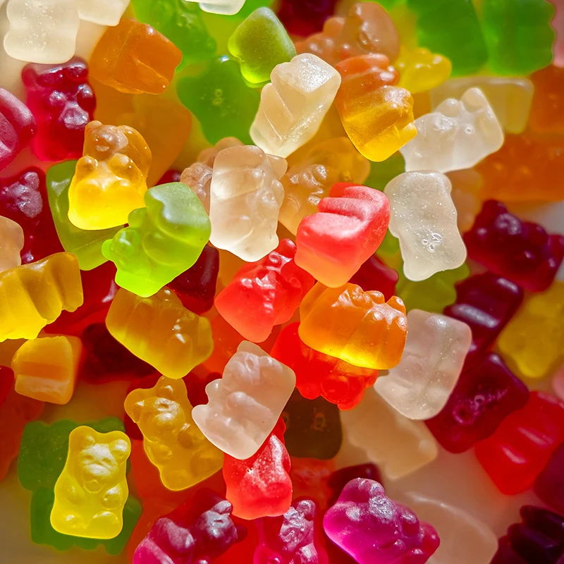 halal yummy delicious Soft candy Gummy Bear Shape fruit Flavor Gummy Candy in Bulk