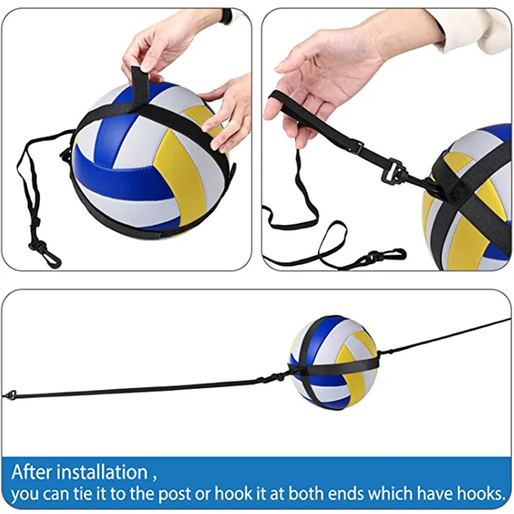 Volleyball Training Equipment Aid Elastic Volleyball Resistance Belt Set Volleyball Trainer