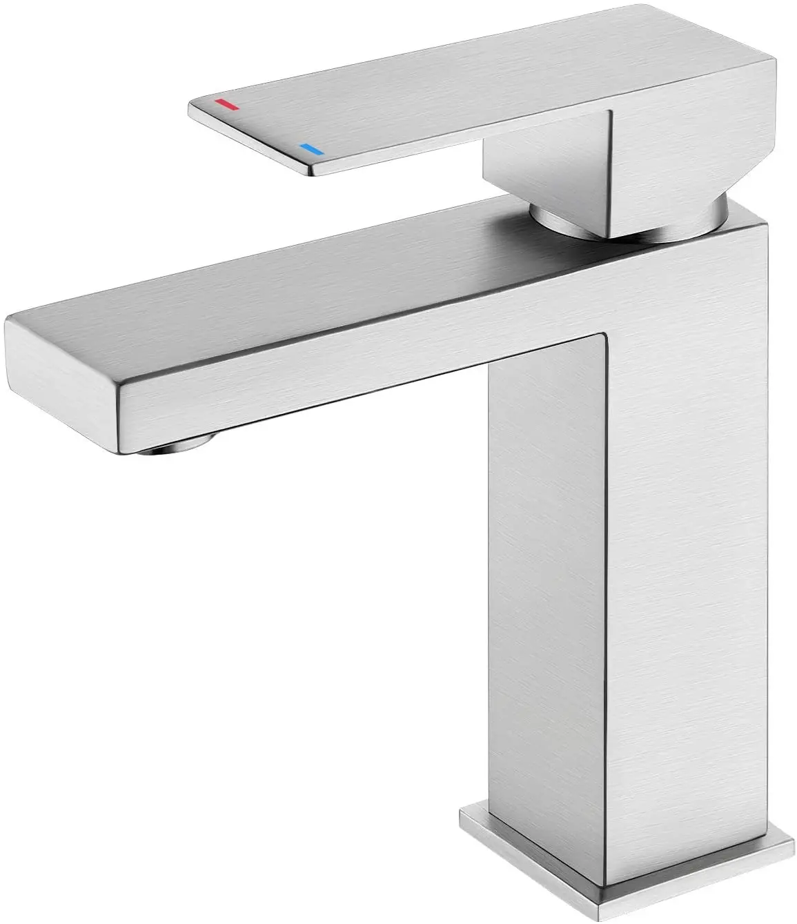 Hot bathroom hot cold water lead-free stainless steel 304 basin faucet mixer tap