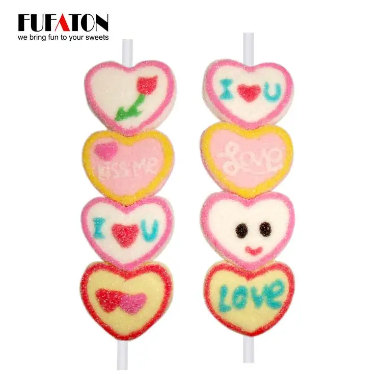 Halal good taste fruit marshmallow lollipops Candy supplier FOB Shenzhen FOB Shantou