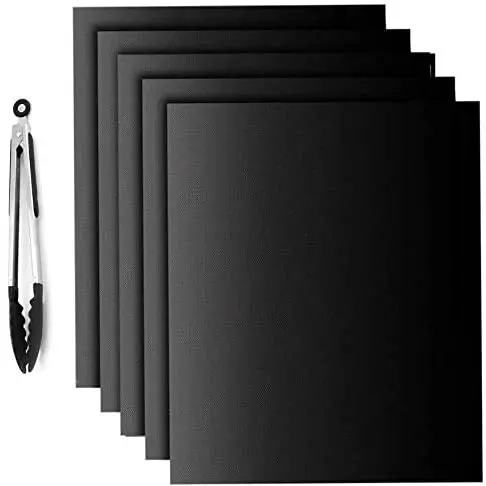 Heat Resistance Easily Cleaned barbecue accessories bbq grill mat Non-stick  Grill Mat  in 0.13mm thick 40*33cm size