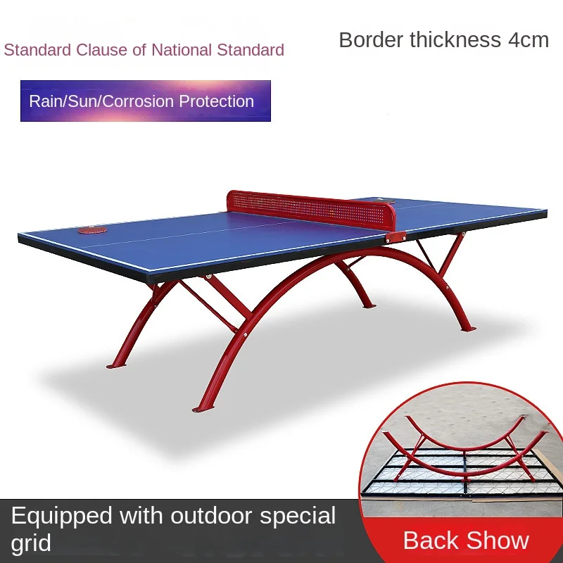 Indoor Household Standard Adult Wheel Match Foldable Mobile Table Tennis Table