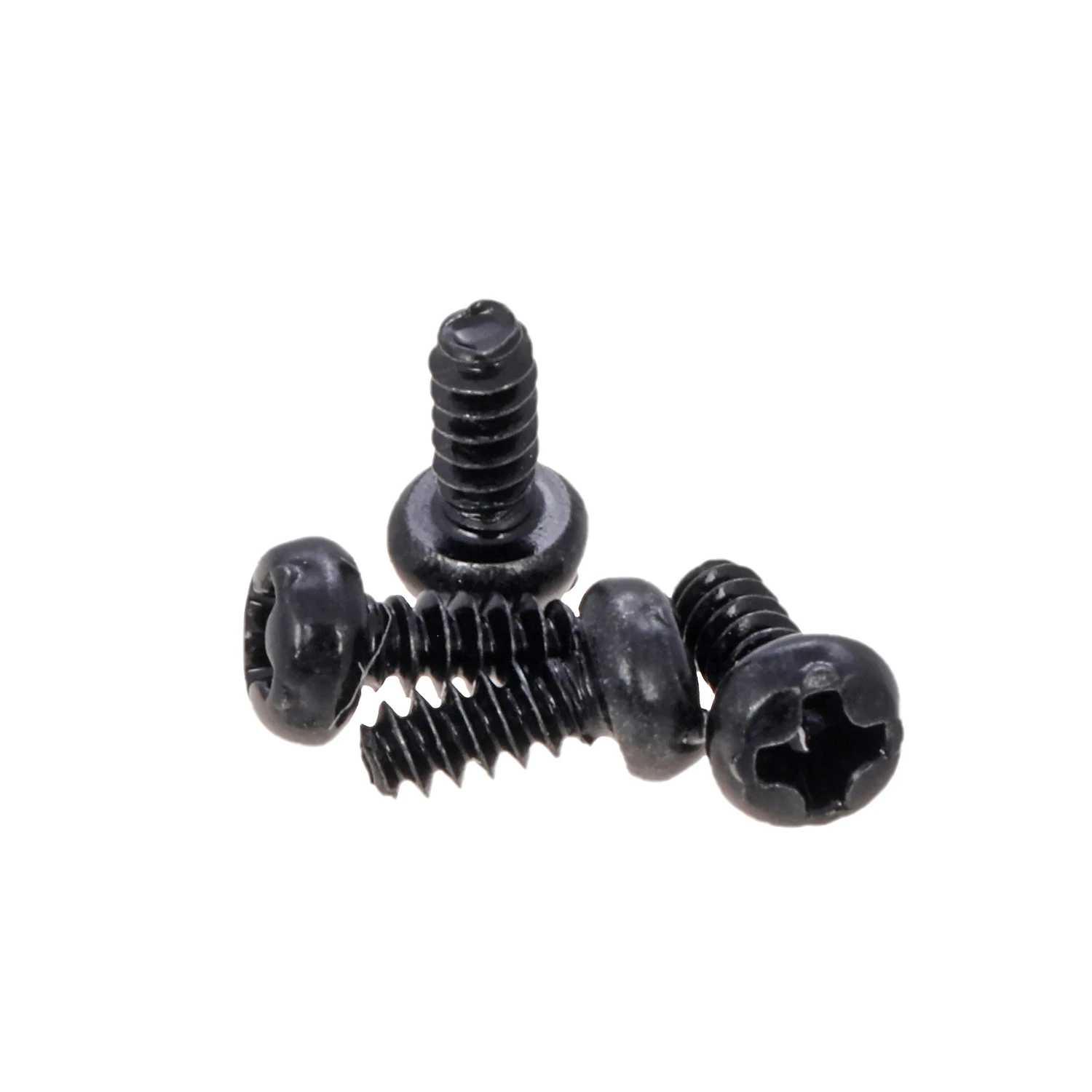 China manufacturers wholesale 3mm m2 m3 m4 m6 m8 phillips pan head screw black self tapping screws for plastics