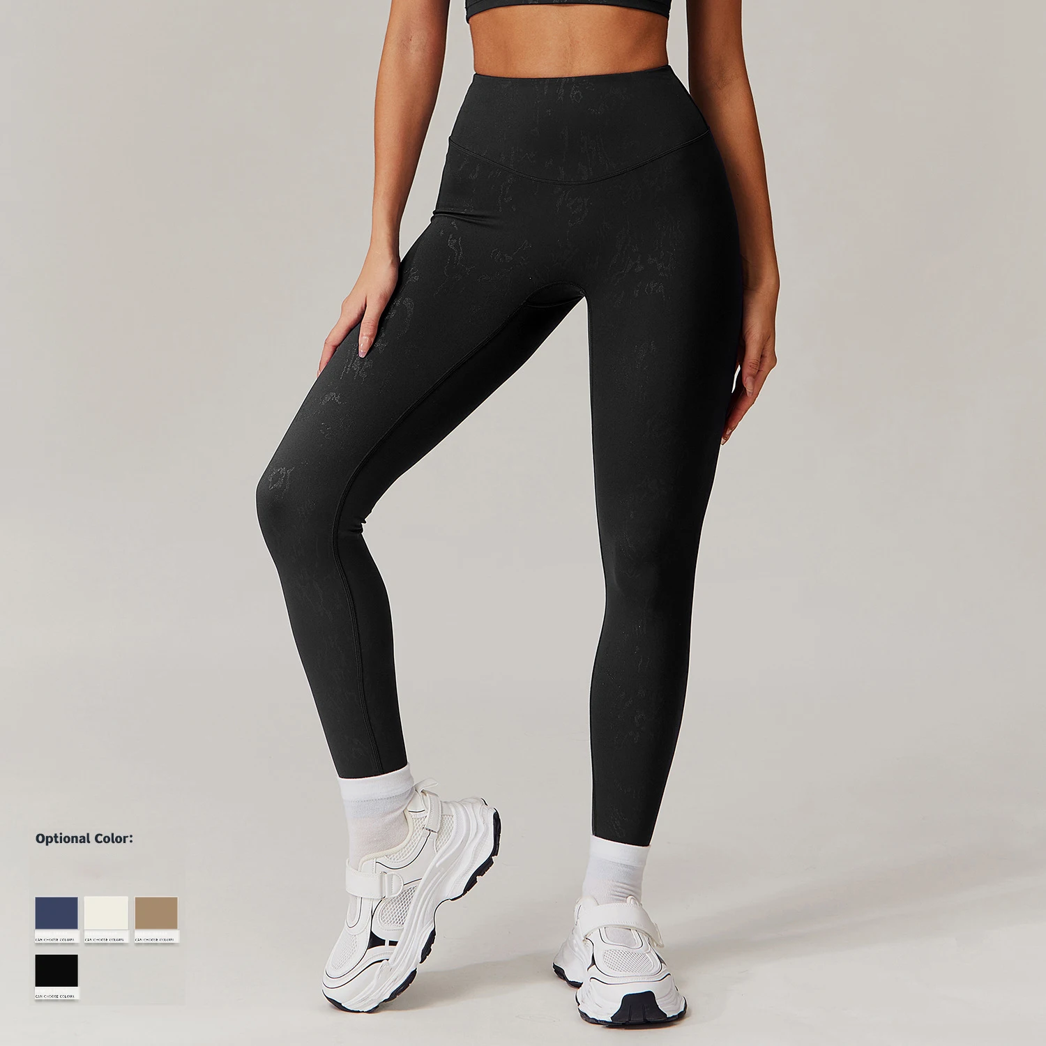 Женские спортивные штаны с высокой талией и логотипом