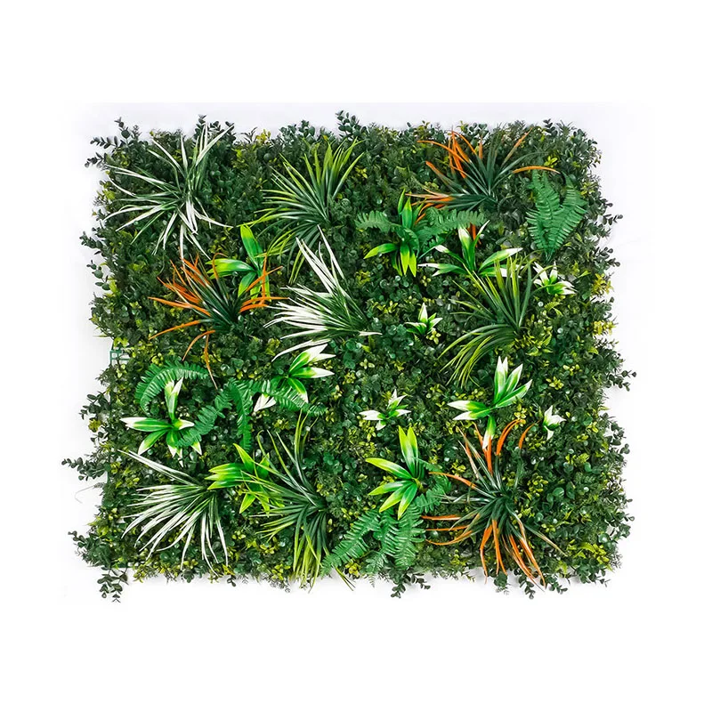 High Quality Artificial Wall Grass Anti UV Background Decoration Indoor Outdoor Plastic Lawn Green Grass Wall