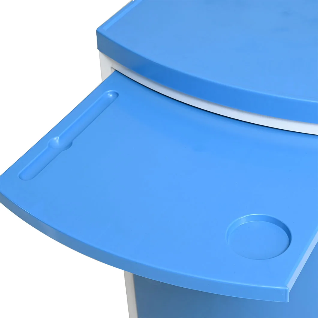 Hospital Furniture Medical ABS Plastic Stainless Steel Cover Bedside Cabinets Beside Locker for Sale
