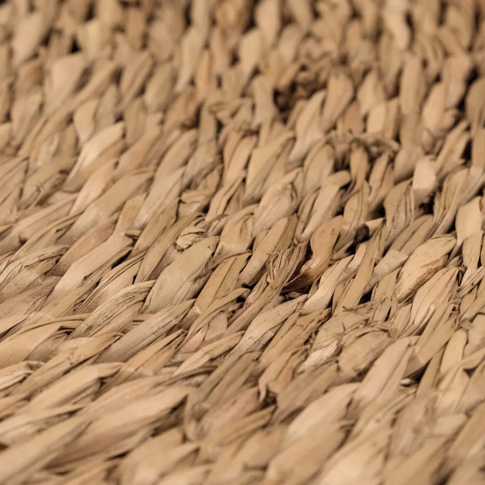 Лидер продаж винтажный круглый коврик в стиле бохо из морских водорослей форме цветка деревенском натуральный коричневый соломенный напольный ковер от вьетнамского производителя