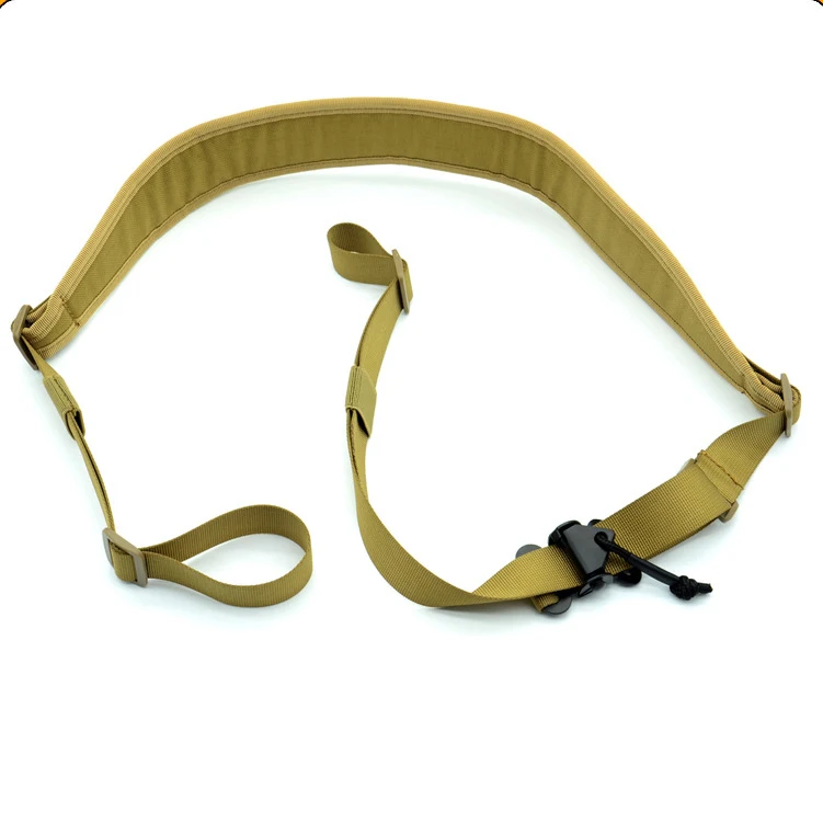 Hot Selling Outdoor Hunting Accessories Grey Cordura Soft Webbed Quick Adjusted Length Tactical Lanyard Sling