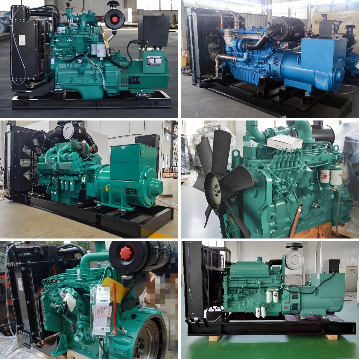Open Frame 625kVA Diesel Generator Set 50Hz Silent Type
