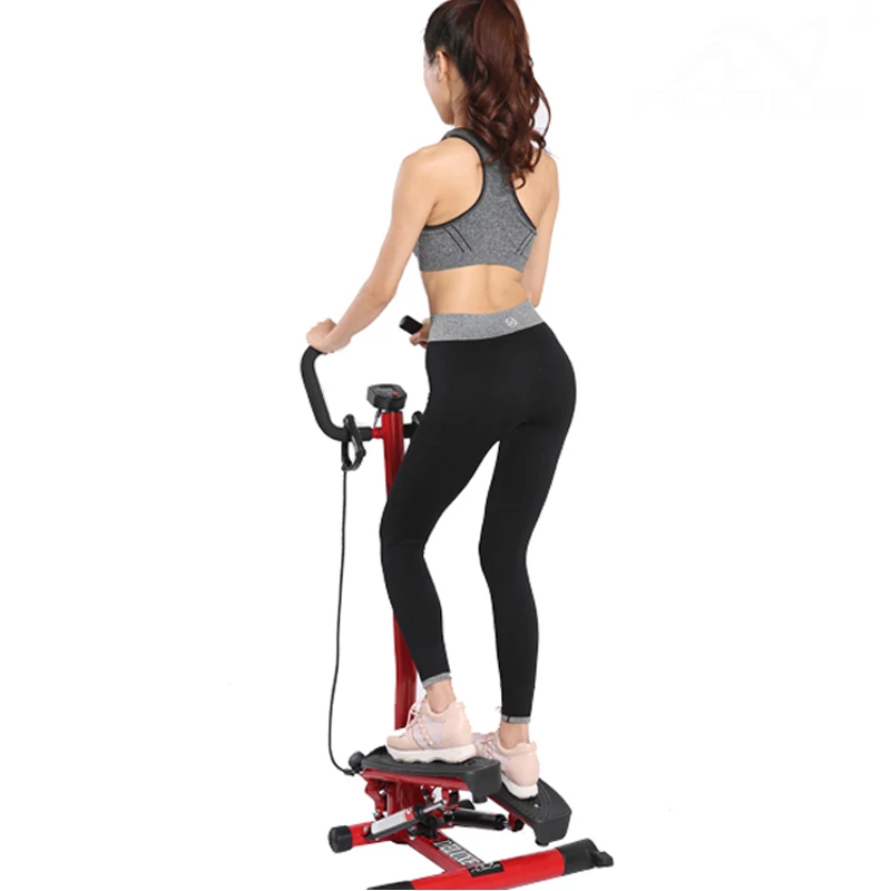 Home Use Mini Size Leg Fitness Elliptical Stepper Gym Machine Mini Stepper Exercise Machine with handle