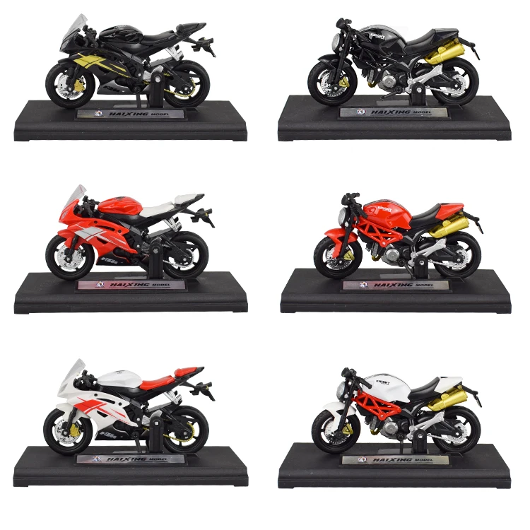 
Mini Motorcycle metal motorcycle YAMAHA DUCATI collection toy alloy toys cake topper 