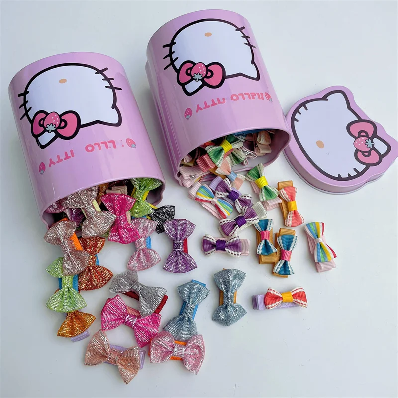 30pcs/lot Lovely Cartoon Candy Color Hairpins Rainbow Hair Clip for Girl Kids Children Duckbill Hair Clips Color