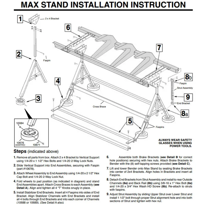 Sheet Metal Bending and Cutting tools for Roofing
