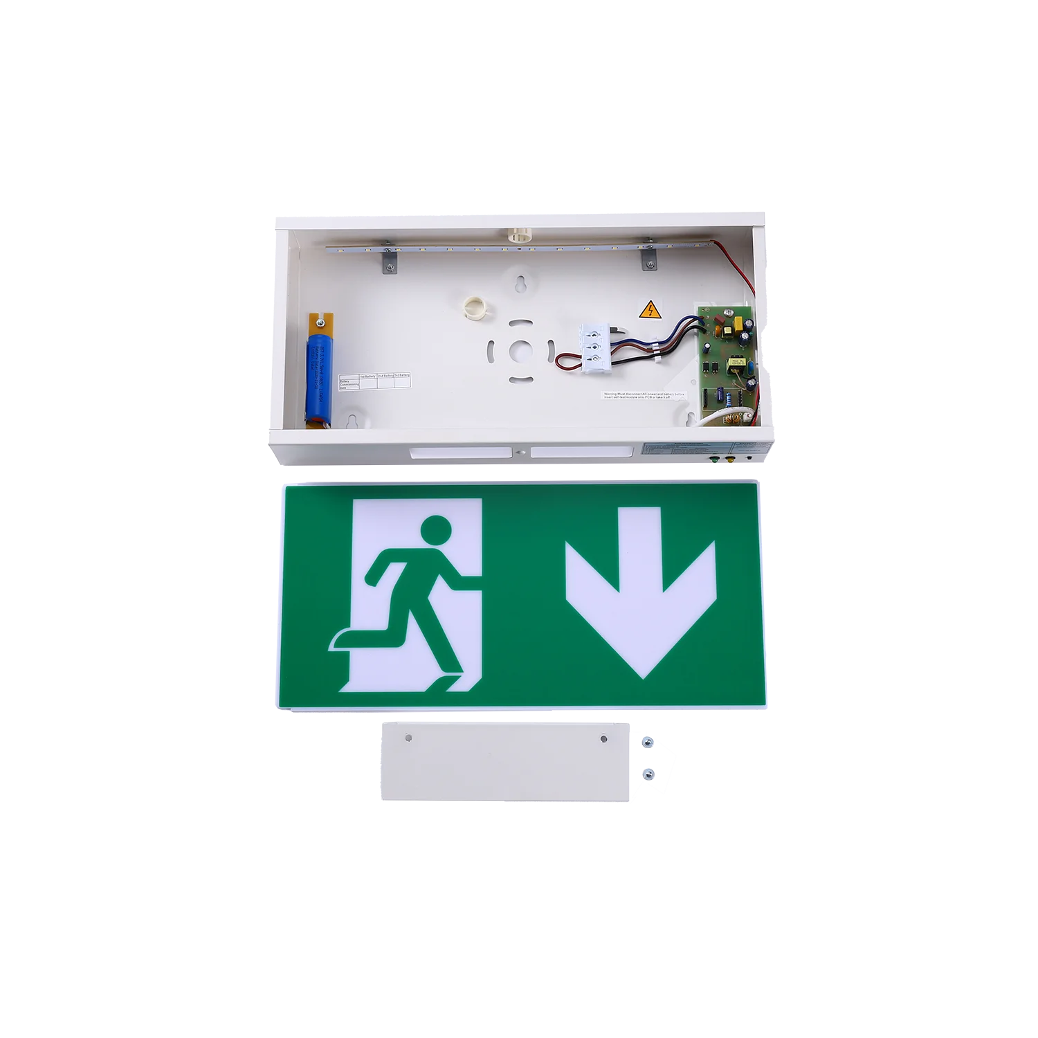 Reliable Supplier Custom England Standard Sign Emergency Light Fire Resistant Wall Mounted Emergency Led Manufacturer