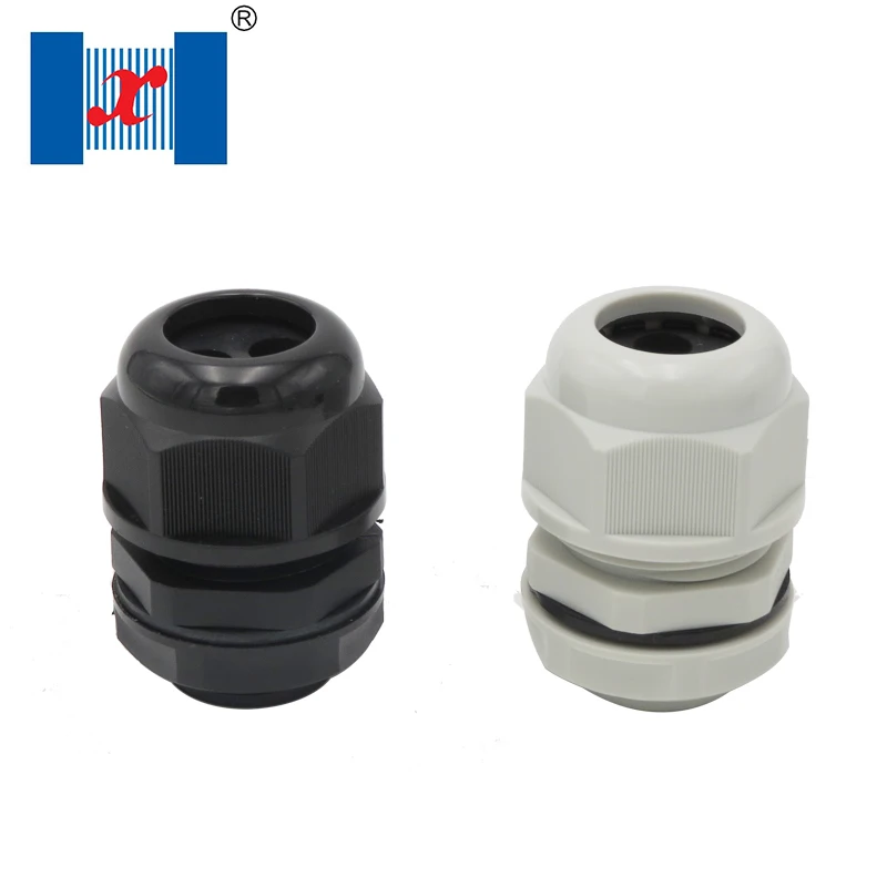 Factory Price IP68 Plastic Black PG Type M Size Nylon Cable Gland PG9