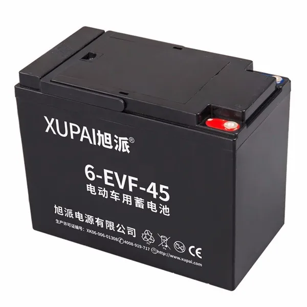 XUPAI высокопроизводительный 6-EVF-45 12 В 45AH аккумулятор для электромобиля