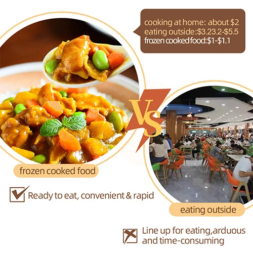 Wholesale OEM Top Premium Grade Curry Chicken gourmet food healthy products prepared food midnight snack  food beverage takeout