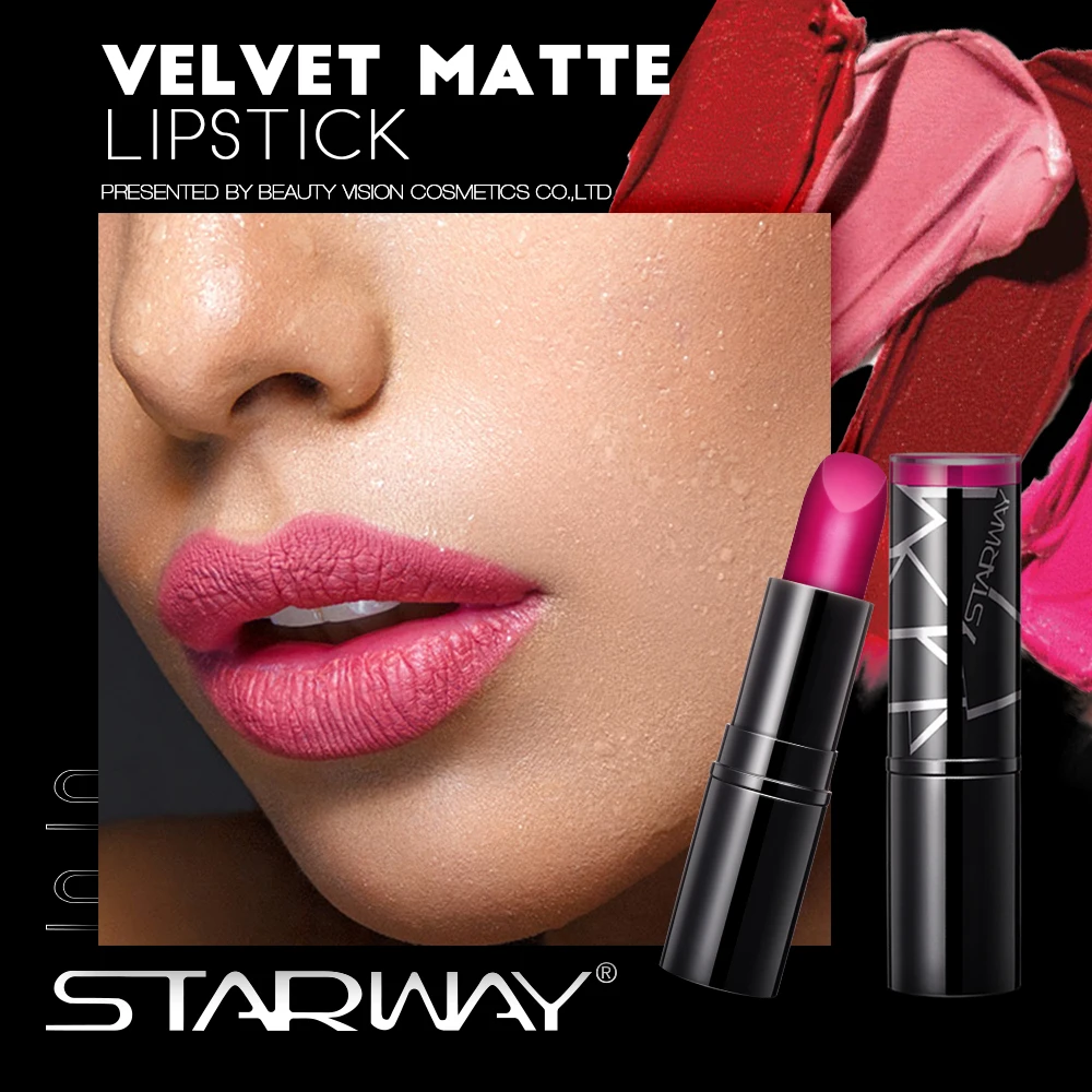 OEM Private Label Custom Long Lasting Makeup Lip no logo vegan halal velvet waterproof lipstick