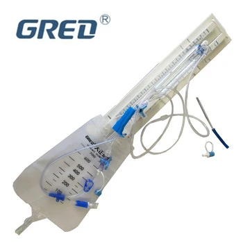 
Disposable Medical Silicone CSF Drainage EVD System Neurosurgery Device 