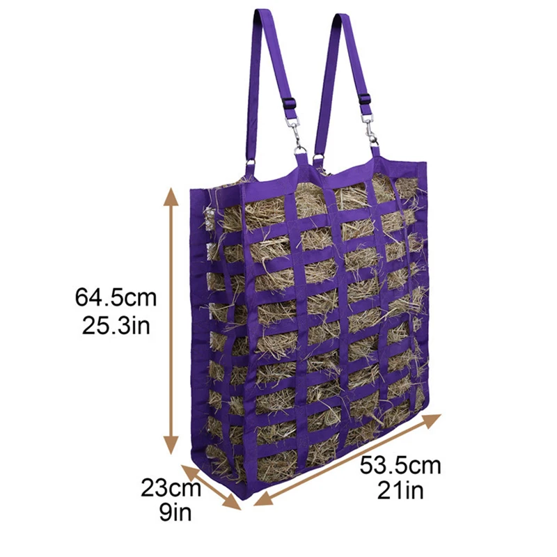 Polyester Webbing Weave Slow Feed Net Hay Bale Storage Bags Hay Bale Bag