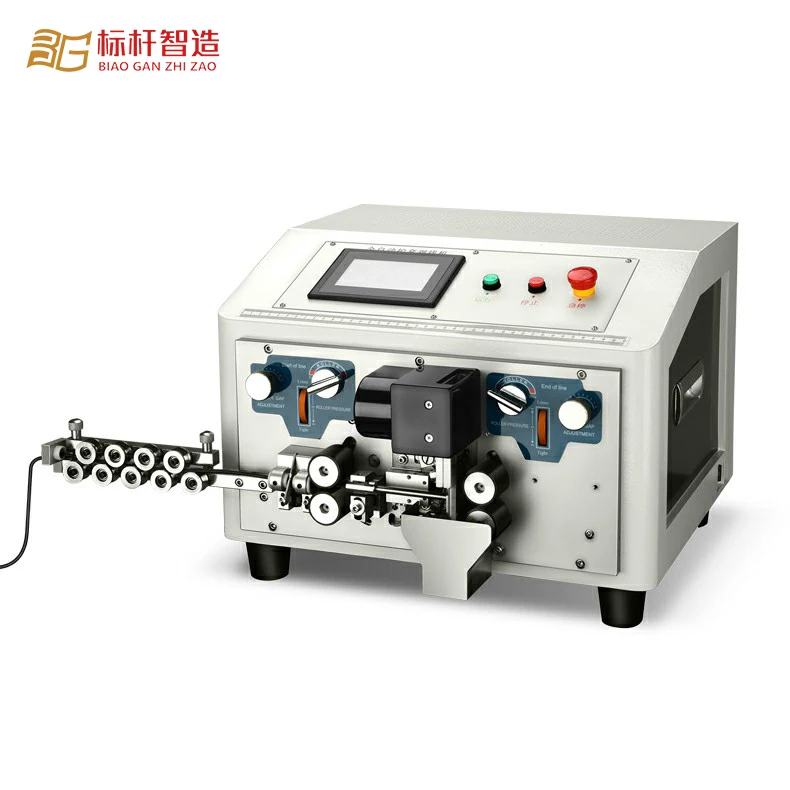 Fully automatic multi core wire stripping machine round sheathed wire stripping machine flat wire cutting stripping machine