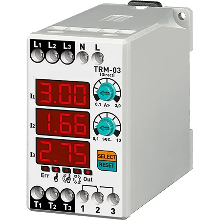 TRM-03/12/25  Digital Overload Relays (Internal Current Transformer)  Overload Protector