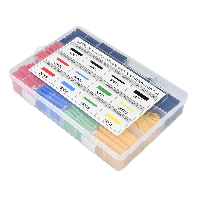 Customized Heat Shrinkable Rubber Tube Heat Shrink Sleeve set