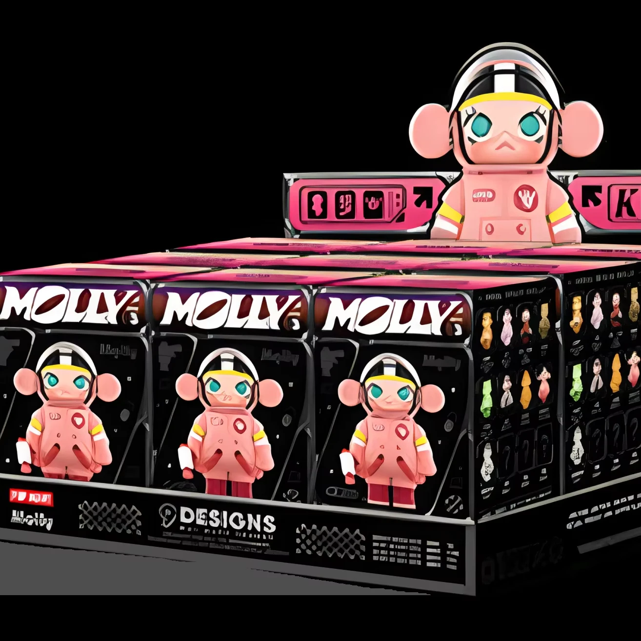 New Design POOPMART MEGA SPACE MOLLY Anniversary Series 3 Blind Box Gift Ornament for Collection