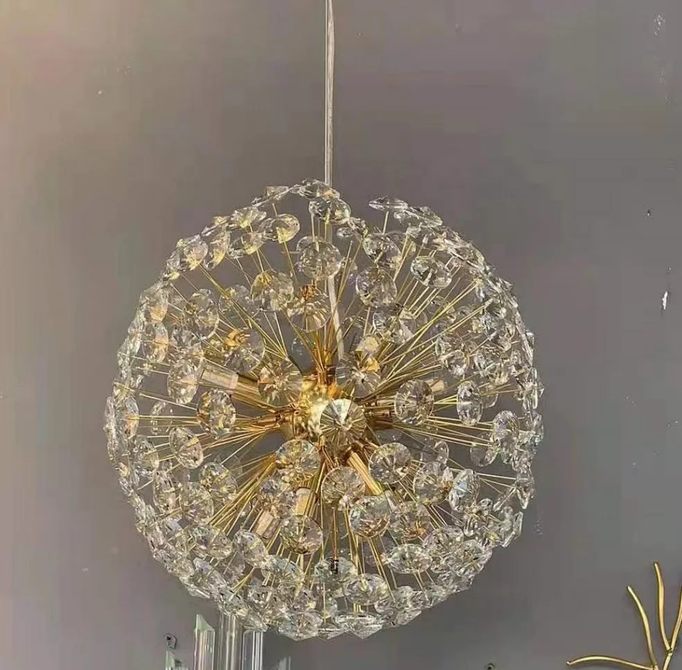 New product manufacturers directly sell modern crystal lights, light luxury dining room and living room chandeliers