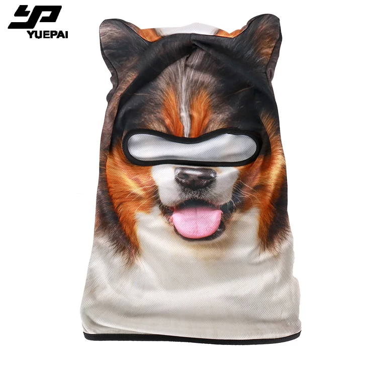 
Design headwear Magic Scarf Pets Dog Full 3D Animal Custom logo printed made balaclava bandana own logo 
