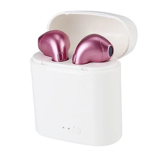 new item  wholesale price  i7s Earbuds with Charging Box BT 4.2