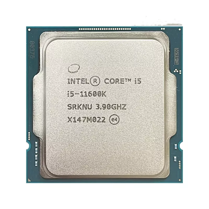 For Intel Core i5-11600K i5 11600K 3.9 GHz Six-Core Twelve-Thread CPU Processor L3=12M 125W LGA 1200