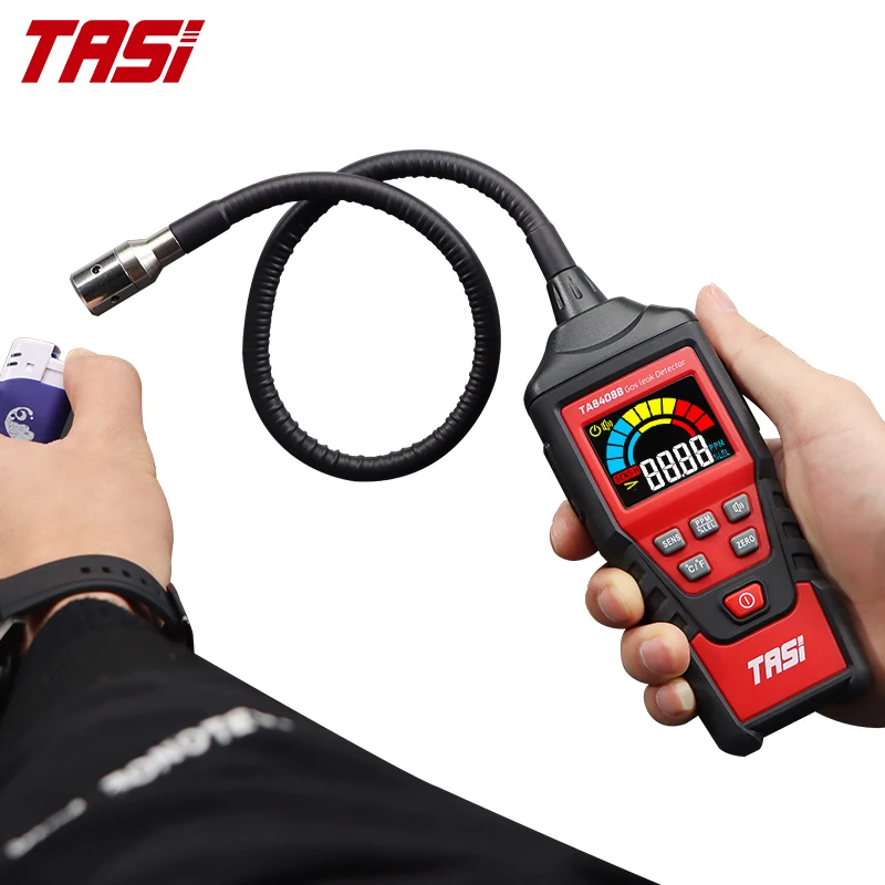 Газовый Детектор TASI TA8408B 9999PPM газовый пропановый детектор сигнализации промышленный утечки