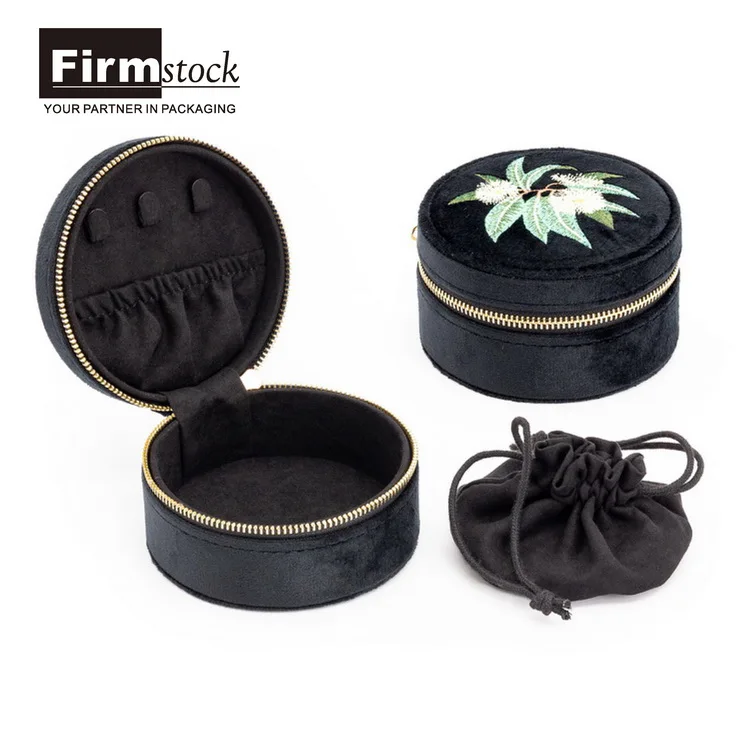 pearl necklace with logo cotton filled boxes en velours set leather organizer luxury storage big jewelry gift bag and box