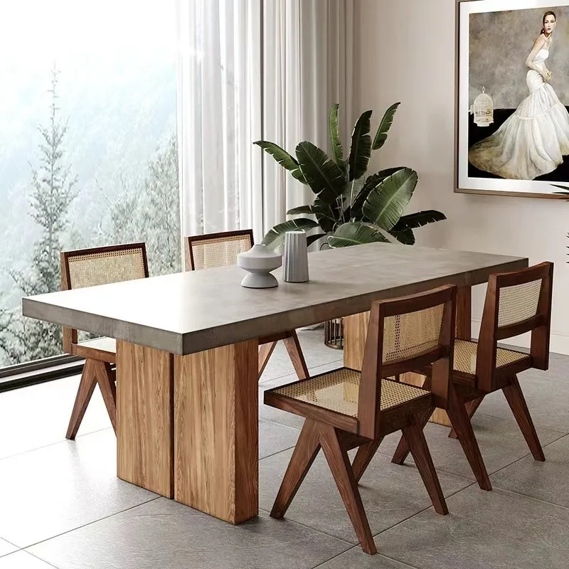Cheap Price Hot on Sale Home Furniture Dining Fast Food Shop Kitchen Restaurant Solid Wood Rattan Chairs
