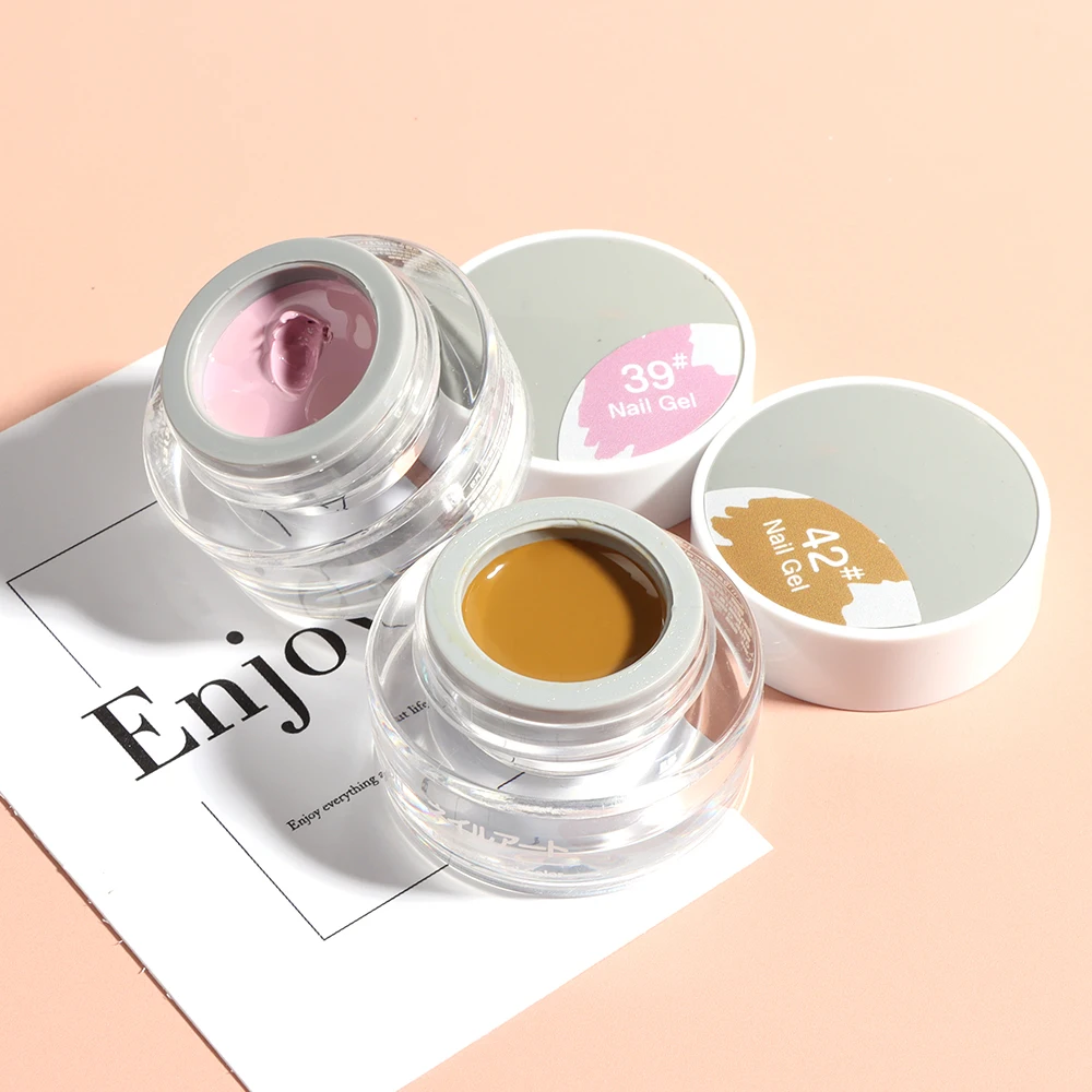 Wholesale Custom Logo Amazon Salon High Pigment Non- Toxic Soak Off UV Led Mud Gel Painting Nail Art