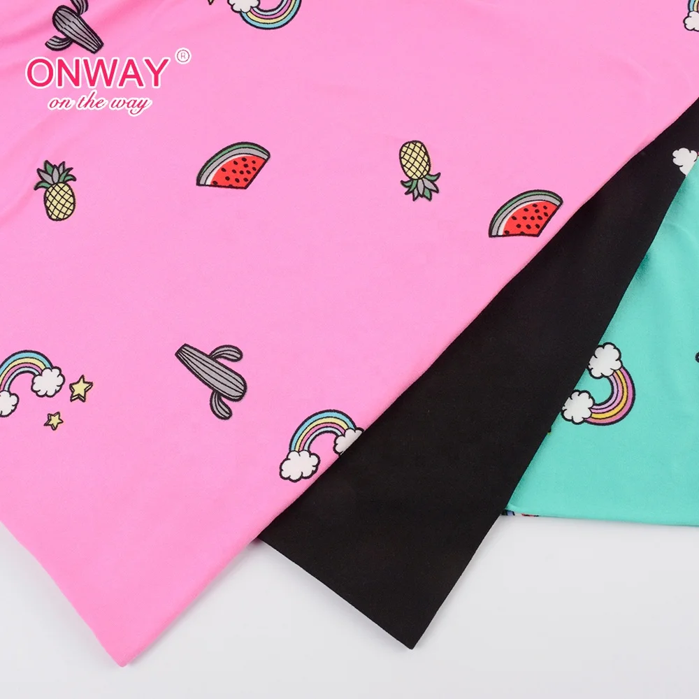 Новый дизайн, элегантная мягкая приятная на ощупь матовая ткань джерси с принтом на заказ