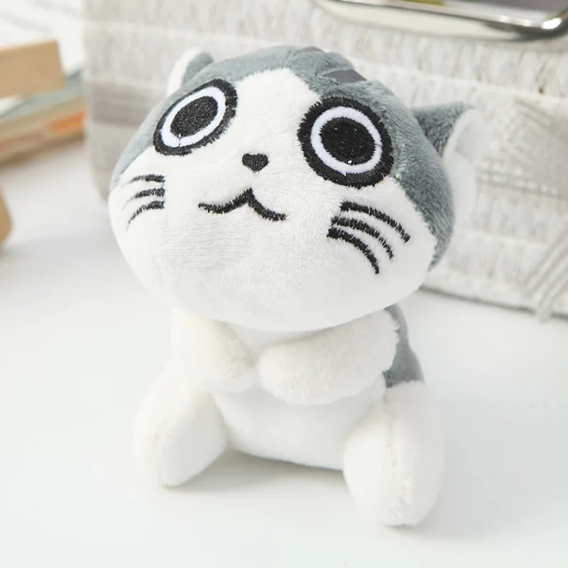 Hot Sale Lovely Cartoon Cat Plush Keychain Doll Pendant Decoration Anti-Lost Accessories Keychain Soft Stuffed Animals Toys