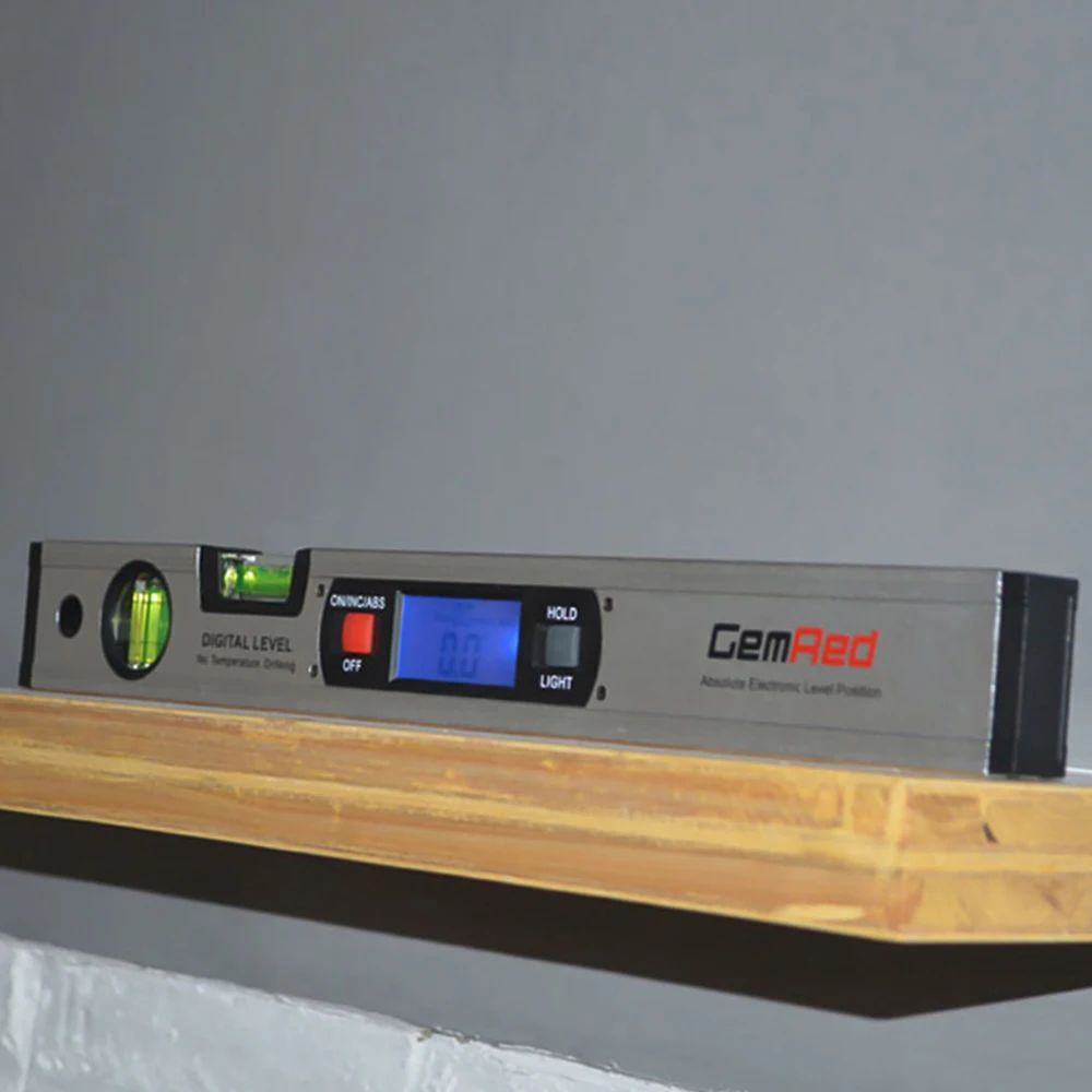 Digital Level Spirit Level Angle Finder with Magnetic 16 inch Long Leveling Instrument Bubble