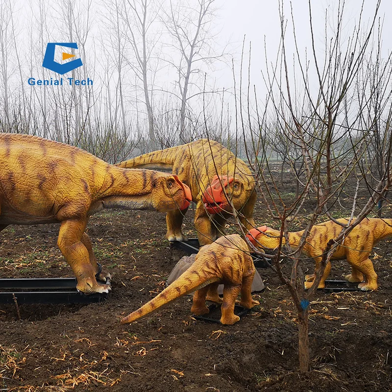 JN-Z24 Realistic Dinosaur World 3D Simulation Animatronic dinosaur Model T-rex spinosaurus