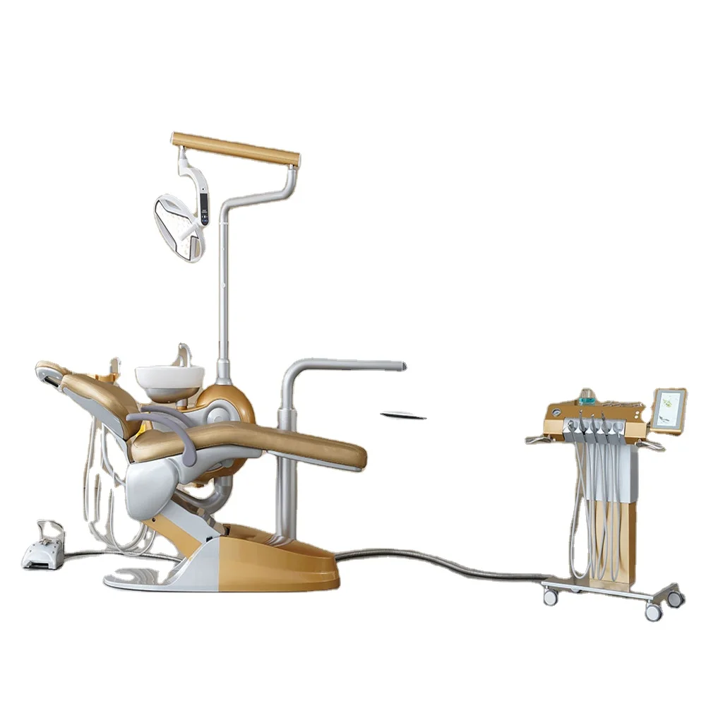 One stop Italy safety implant dental equipment luxury gold color dental instrument
