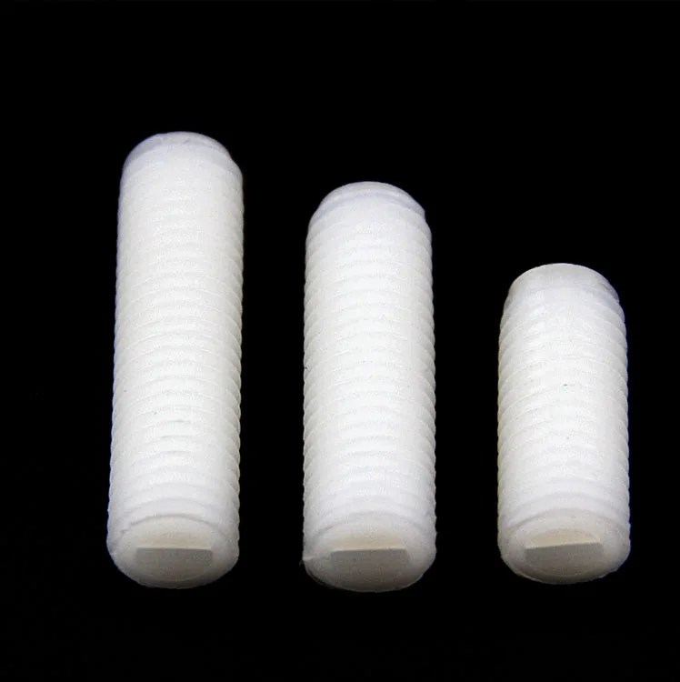 Double end black nylon full thread rod,nylon round rod threaded