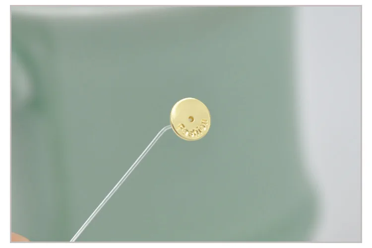 Wholesale 18k Gold Plated Ear Plug Bow Buckle Earrings Back Plug Stud Back Buckle Cap Thickened Ear Forced Accessories