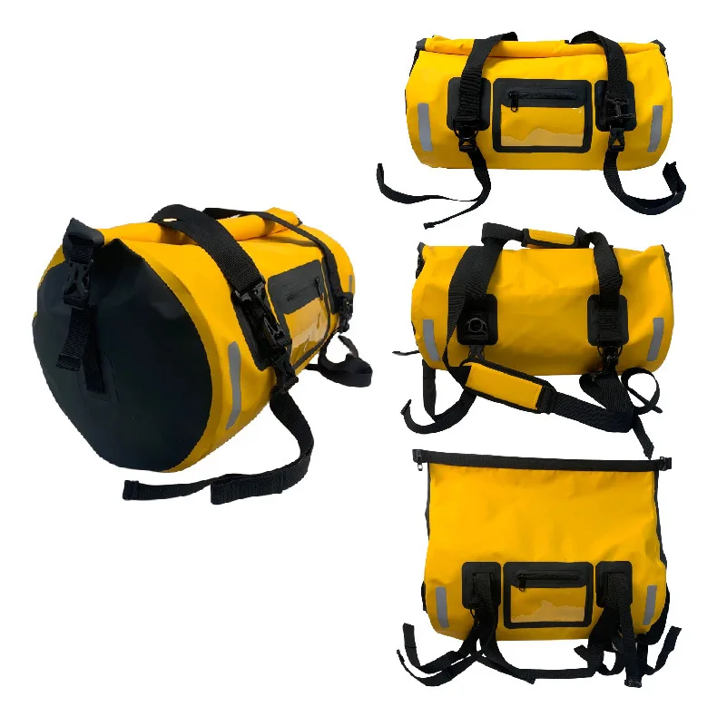 Motorcycle Rear Tail Bag Waterproof  Big Capacity Saddle Travel Dry Shoulder Bag Motorbike Luggage Motor Seat Bag