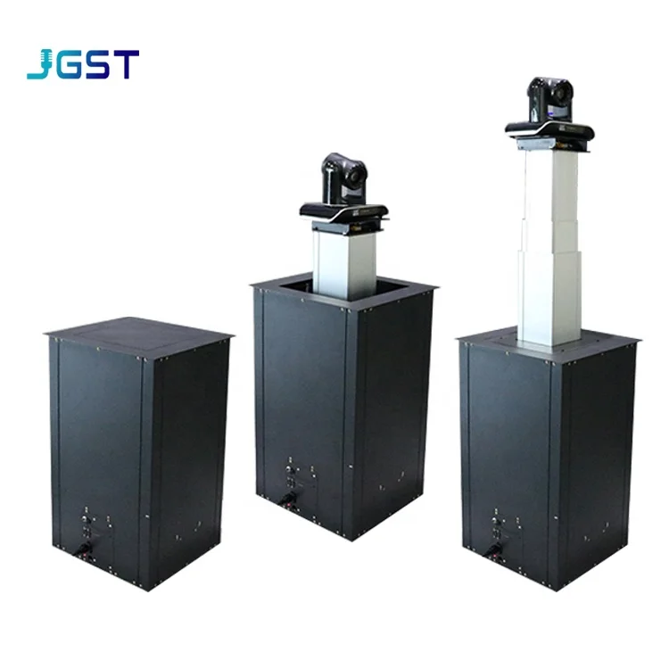 JGST high performance Hidden Desk retractable Projector Mount Camera Lift motorised ceiling projector mount for Meeting Room