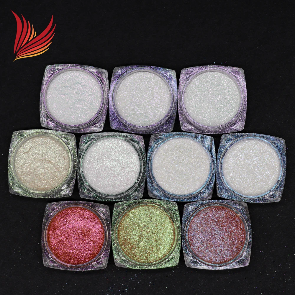 High quality white colorshift pearl pigment powder for eyeshadow