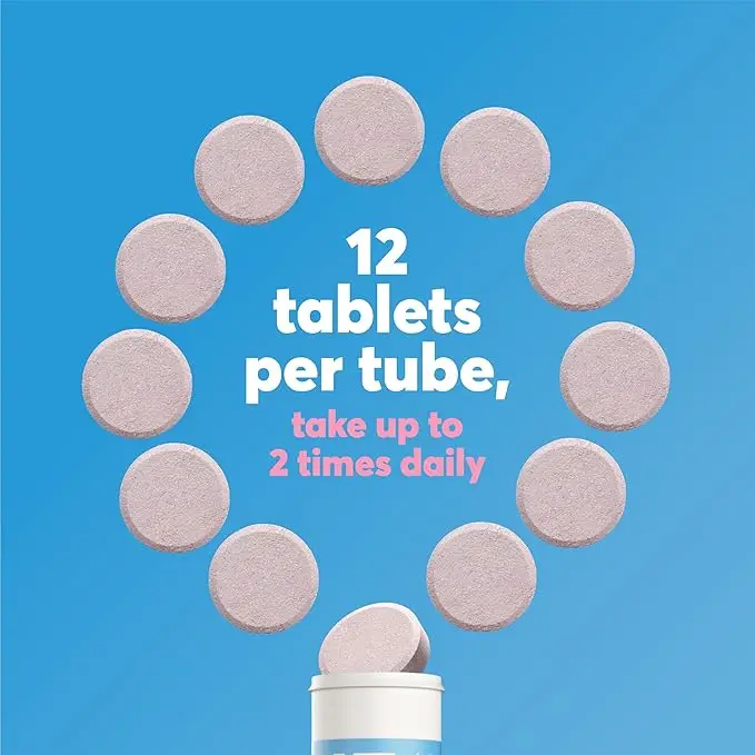 OEM - Electrolyte Effervescent Tablets - Strawberry Lemonade - Drink Mix - Electrolytes for Hydration - vitamin tablets