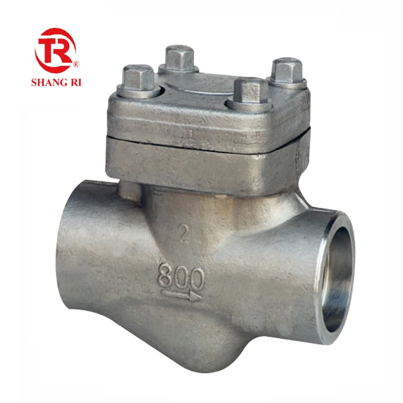 
API CE Factory Hot Sale High Pressure SW Forged Female Thread Non Return Check Valve 
