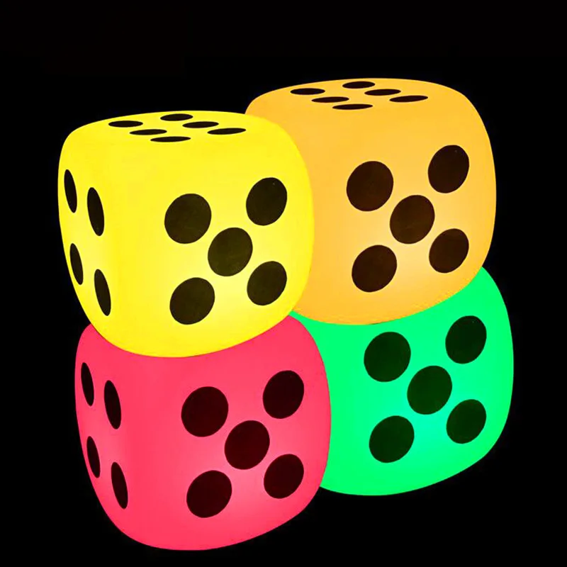 bar furniture bar stools colorful plastic glow cube dice